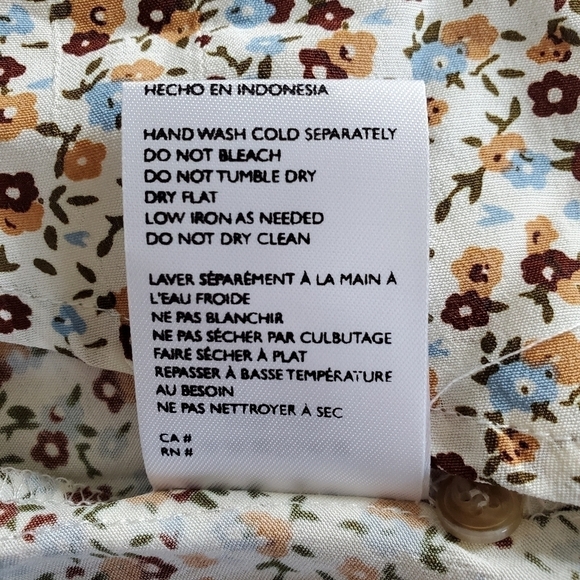 Faithfull The Brand Sidonie Aurelia Floral Off White Chestnut Mini Dress NWT 2 - Picture 16 of 16